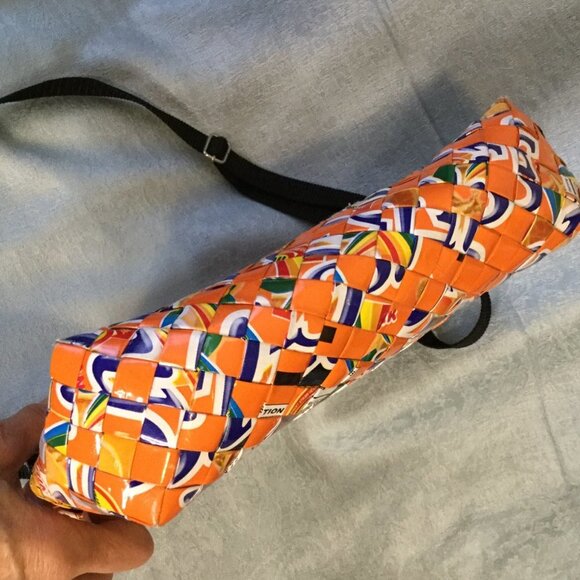 Rebagz Half the Sky Designs Upcycled Woven Shoulder Bag - Picture 9 of 12